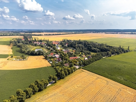 Luftbilder Dorf Groß-Sperrenwalde Uckermark